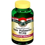 Spring Valley: Herbal Supplement Saw Palmetto, 250 ct