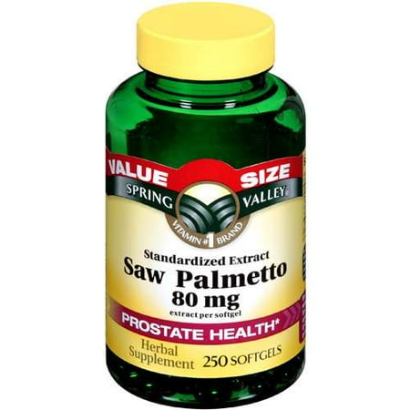 Spring Valley: Herbal Supplement Saw Palmetto, 250 ct