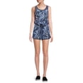 thumbnail image 2 of No Boundaries Juniors’ Henley Tank Top and Shorts Set, 2-Piece, 2 of 5