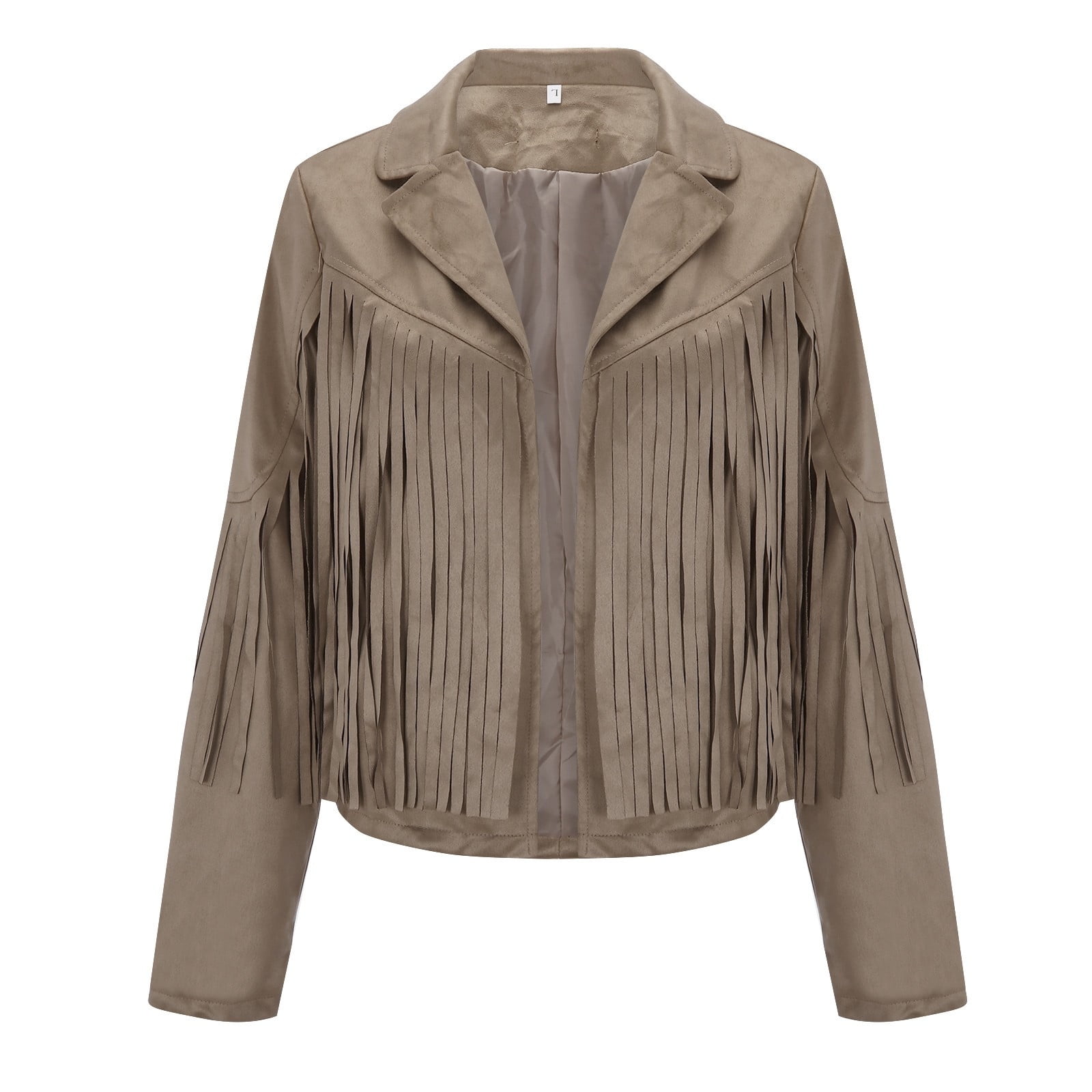 トップス Sasquatchfabrix. FRINGE FAKE SUEDE SMOCK Women's Fringe Jacket Faux Suede Leather Jackets Fashion