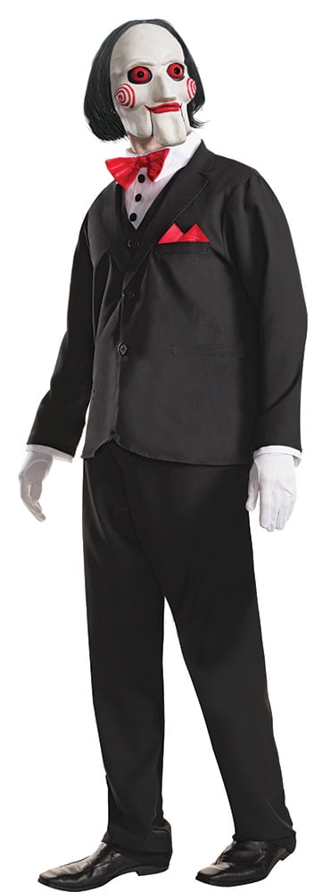 Saw Jigsaw Billy The Puppet Cosplay Complete Set Suit/Mask –