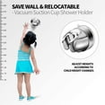 thumbnail image 4 of Support de Douchette avec Ruban Adhésif et Ventouse Réglable Support Mural pour Douchette et Pulvérisateur de Bidet Support Adhésif, 4 of 8