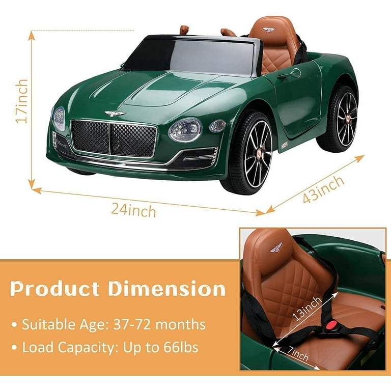 Bentley EXP12 Blanc, 12volts, voiture électrique enfant - ZalanDrive