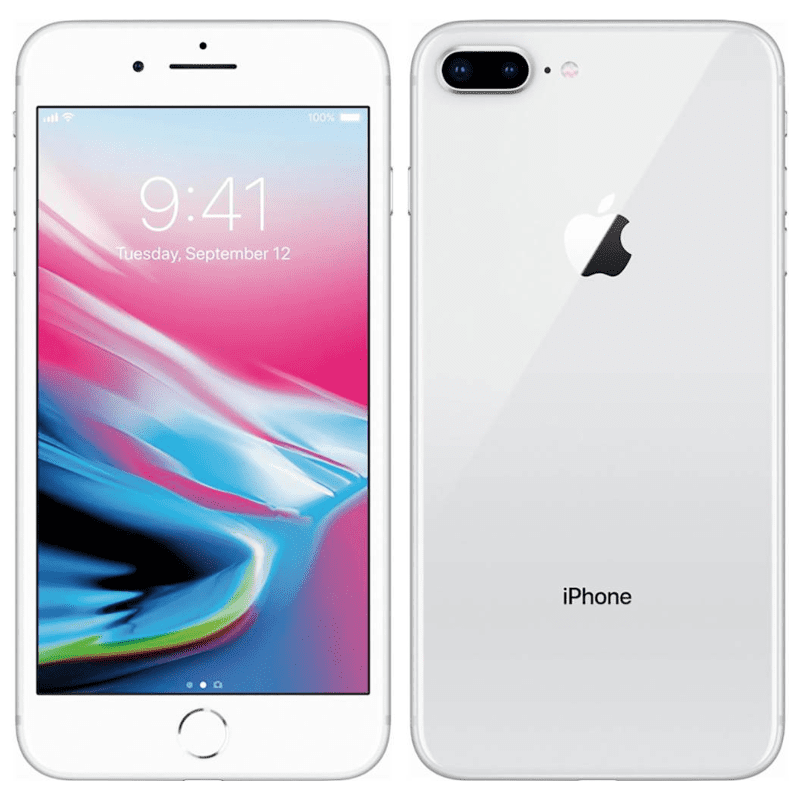 Used Apple - iphone 8 PLUS - 64GB - T-Mobile - Silver - (Used)
