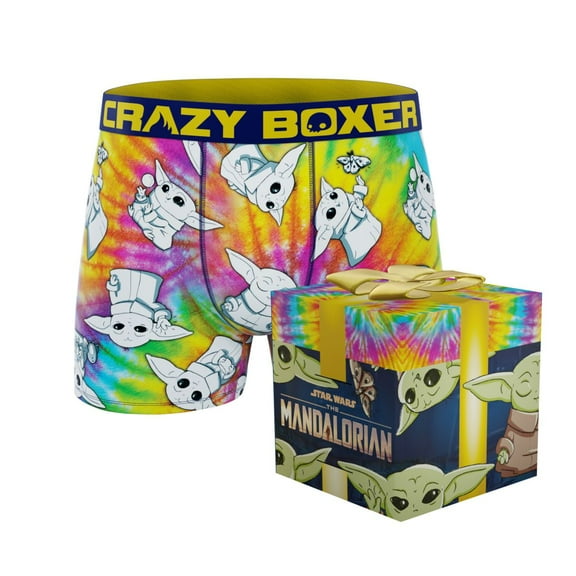 CRAZYBOXER Men's Underwear Mandalorian Gift Box Stretch Breathable Boxer Brief Anti-irritation