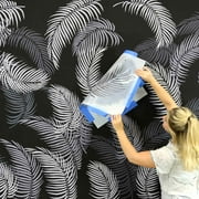 Palm Frond 3-piece Wall Stencil Kit