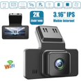thumbnail image 1 of Cámara De Visión Nocturna Wifi De Alta Definición 2K Monitor De Estacionamiento Con Grabadora De Conducción De Automóviles Delantera Y Trasera Cateissary VI011897-02, 1 of 6