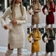 thumbnail image 3 of Vestidos de punto cálidos para mujer, cuello alto, Delgado, lana sólida, Mini vestidos básicos de manga larga para mujer, moda de otoño e invierno, 3 of 4