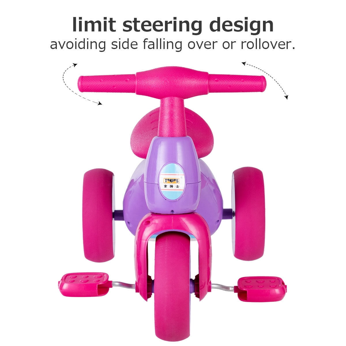 Costway 2 in 1 Toddler Tricycle Balance Bike Scooter Kids Riding Toys w