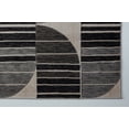 thumbnail image 3 of Beautiful Super Soft Modern Indoor Vincenza Collection Area Rug Carpet for Bedroom Living Room Dining Room in Dark Grey Black, 3 of 6