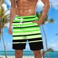 thumbnail image 5 of Pantalones Cortos de Cintura Elástica para Hombre con Bolsillos Pantalones de Playa de Impresión de Moda Casual para Hombres, Tela de Poliéster para Uso Diario Al Aire Libre de Primavera Y Verano, 5 of 5