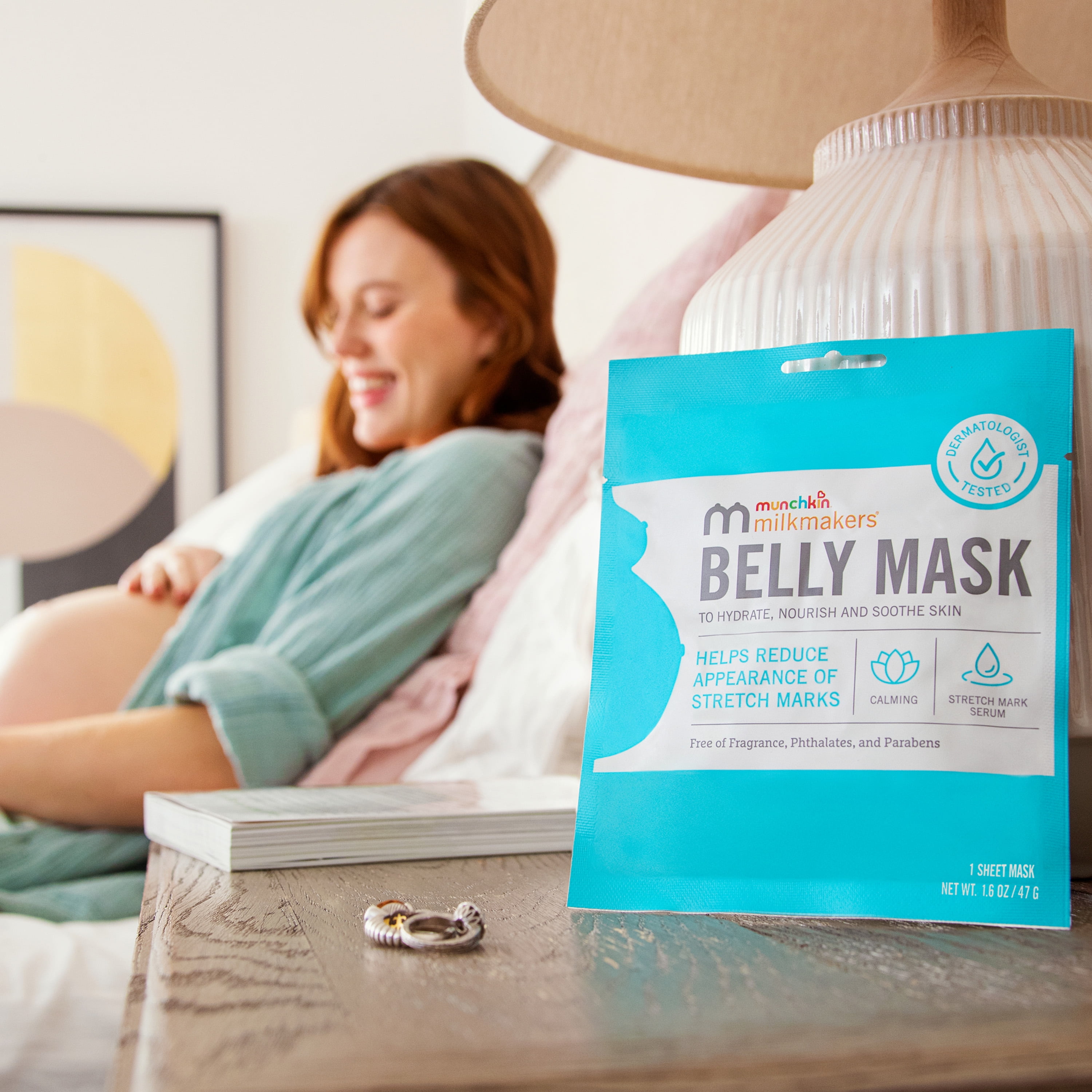 Munchkin® Milkmakers® Belly Mask for Pregnancy Skin Care & Stretch Marks, 3 Pack