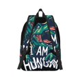 thumbnail image 2 of Yiaed Hungry Tyrannosaurus Print Backpack, Premium Laptop Backpack, Travel Backpack for Women, Lightweight Backpacks, Comfortable Back Pack-Small, 2 of 7