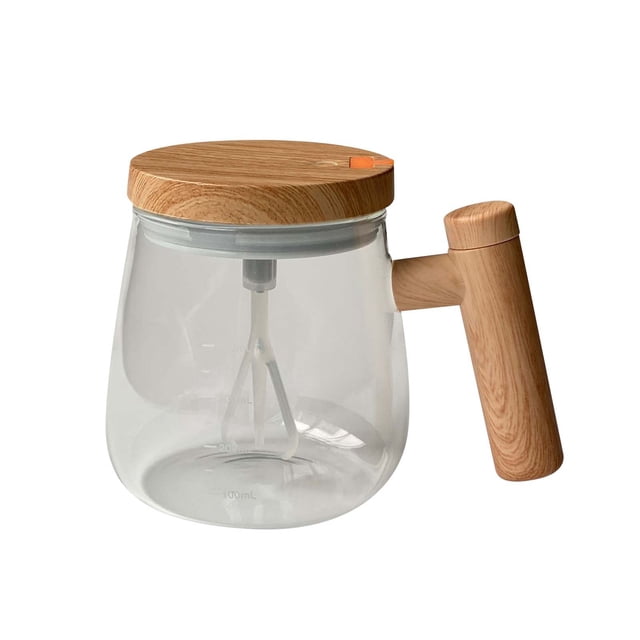 Glass Stirring Coffee Cup - Automatic Brewing, Heat - Resistant Glass, USB Charging - Suitable for Multiple Drinks, Easy to Clean