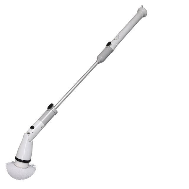 Toystoory Depurador giratorio eléctrico con mango de extensión, cepillo de limpieza inalámbrico para baño, fregona portátil, suministros de Suministros de limpieza para el hogar