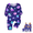 Baby, variant on Mfakffe Halloween Family Matching Loungewear Set Long Sleeve Tops and Pants Sleepwear Ghost and Pumpkin Print Soft Pajamas for Holiday Party