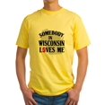 thumbnail image 1 of CafePress - Somebody In Wisconsin Ash Grey T Shirt - Light T-Shirt - CP, 1 of 1