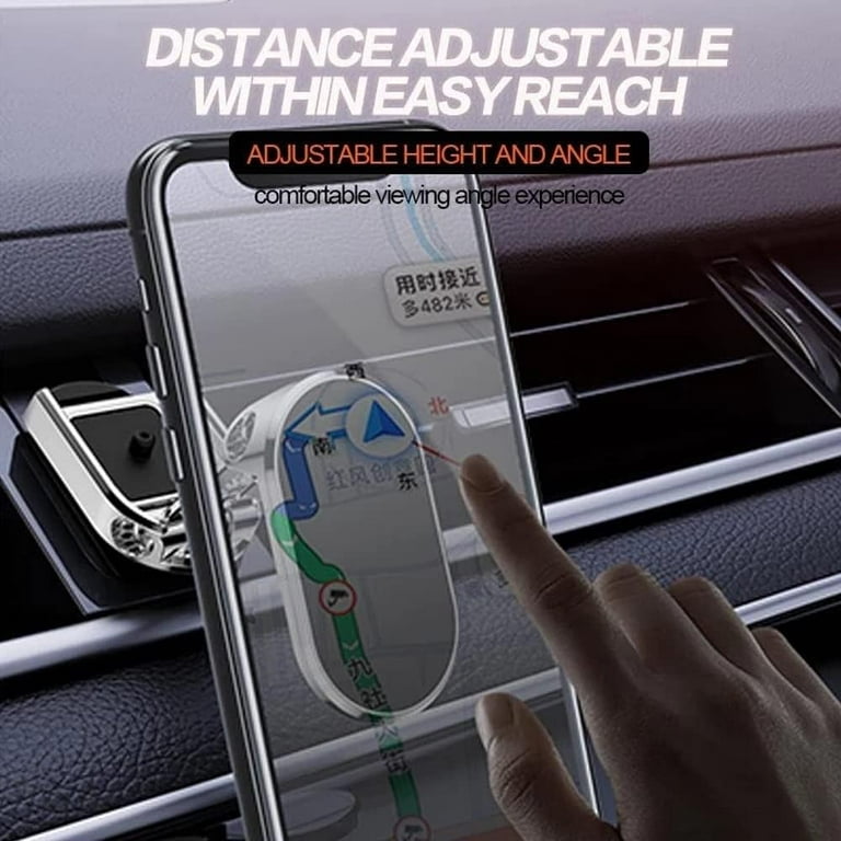 Universal 360 Pro, Magnetic Suction Phone Holder All Metal Car Navigation  Holder Foldable Car Holder