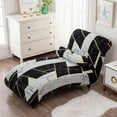 thumbnail image 4 of Cover for Living Room Chaise Slipcover Armless deck Indoor Slipcover for Bedroom Chaise ,Machine Washable - B, 4 of 8