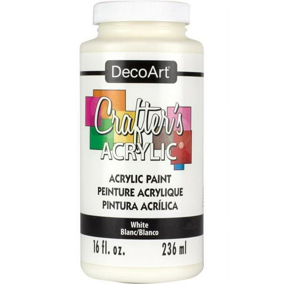 DecoArt Crafter's Acrylic Paint 16oz-White