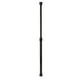 thumbnail image 3 of Riel De Cortina Ajustable, Barra De Tensión Telescópica De Acero De Alto Carbono Con Pie Antideslizante, Negro, 25~90 Cm, Barra De Cortina Para, 3 of 7