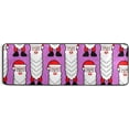 thumbnail image 5 of Dreamtimes Funny Santa Claus Hallway Runner Rug 2'x6' Kitchen Rug with Rubber Backing Purple Xmas Non Slip Entryway Rug Runner Washable Soft Area Rug for Hallway Bedroom Kitchen Decor, 5 of 6