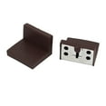 thumbnail image 2 of Uxcell 44mmx50mmx33mm L Shaped Plastic Cover Right Angle Corner Support Brackets 4pcs, 2 of 4