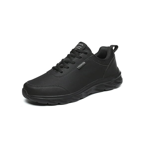 Woobling Mens Athletic Shoes Fitness Workout Sneakers Sport Casual Sneaker Non-slip Trainers Outdoor Running Shoe Black 8.5