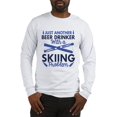 thumbnail image 1 of CafePress - Beer Drinker Skiing Long Sleeve T Shirt - Unisex Cotton Long Sleeve T-Shirt, 1 of 1