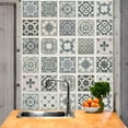 thumbnail image 3 of Walplus  Vintage Azulejo Tile Stickers Peel and Stick Wall Sticker Decal 4"x4" 24 pieces, 3 of 6