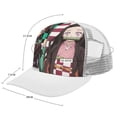 thumbnail image 2 of Demon Slayer Adult Baseball Cap Adjustable Sun Visor Hat Prints Trucker Hats Skull Cap Headwear for Men Women, 2 of 6