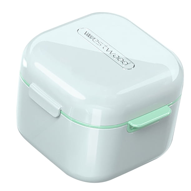 Advancent Estuche para llaves Limpieza en remojo Caja de almacenamiento de falsos Plástico lavable Bolsillo Pezón Contenedor de joyas Accesorio Almacenamiento y organización del hogar blanco Advancent HA059508-04