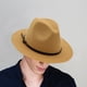thumbnail image 4 of Sombrero Fedora Nikou Panamá clásico de lana estilo retro, 4 of 7