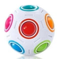 thumbnail image 1 of Bola mágica del rompecabezas del arco iris, bola mágica del alivio del estrés de la bola del cubo de la velocidad - juguete de la bola de la persona agitada del rompecabezas, 1 of 5