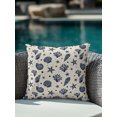 thumbnail image 4 of Outdoor Pillows Waterproof, Navy Blue Rustic Coastal Bedding Throw Pillows with Insert for Couch Sofa Bed, Nautical Seaside Starfish Coral 18x18 Inch Pillowcases Decorative Patio Pillow Set of 1, 4 of 8
