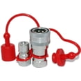 thumbnail image 5 of TL75 1/2″ SAE Thread 3/8″ ISO 7241-B Quick Disconnect Hydraulic Coupler Set, Multi-Purpose Quick Coupling, 5 of 8