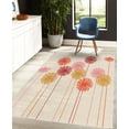 thumbnail image 4 of Dandelion Decorative Rug, Abstract Wildflower Silhouettes Botanical Inspirations Meadow in Summer Season, Quality Carpet for Bedroom Dorm and Living Room, 6 Sizes, Mustard, by Ambesonne, 4 of 4