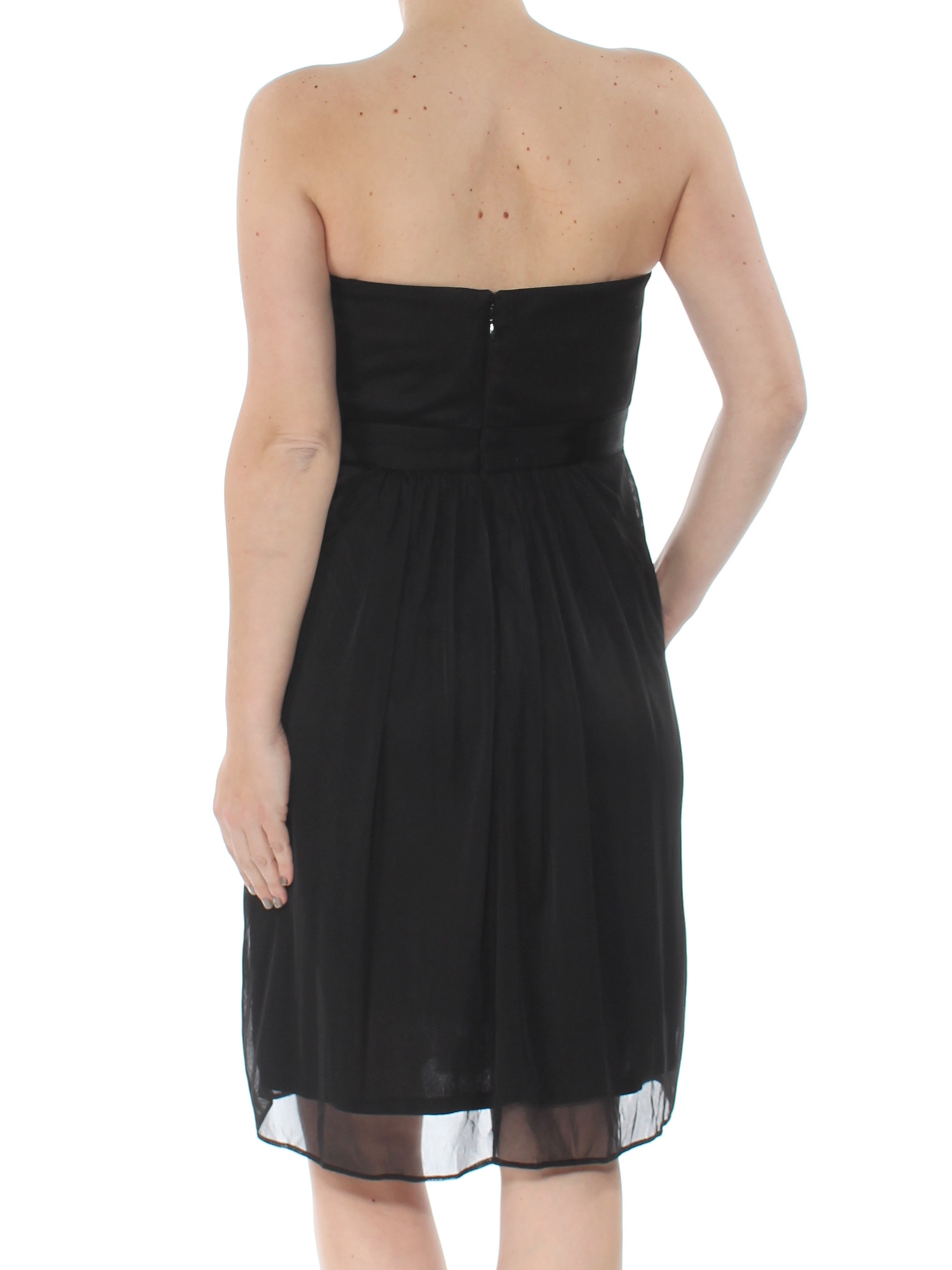 ADRIANNA PAPELL Womens Red Strapless Knee Length Cocktail Dress Size: 16 -  Walmart.com