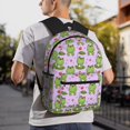 thumbnail image 6 of Honeii Happy Frogs1 Print School Backpack,Casual Lightweight Travel Rucksack Daypack,Backpacks for College High, 6 of 6