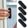thumbnail image 1 of Iumwxz 4 Self-Stick Instant Cabinet Drawer Handle Helper Auxiliary Kitchen Cabinet Door Window Handle Sticker Convenient Opening Stick-On Handles home tool Black Plastic Holiday Gift Finder, 1 of 2
