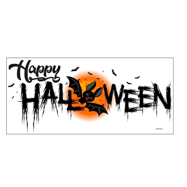 Less Than 5 Stickers Halloween Sticker Glass Window Window Halloween Decoration Wall Sticker