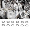 thumbnail image 2 of Filfeel Rondelle 120pcs Laveuse Plate en Acier Inoxydable 4mm ID 7mm OD Accessoire Kit pour l'Entretien, Rondelle Plate en Acier Inoxydable, 2 of 8