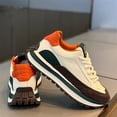 thumbnail image 6 of Men's Fashion Black and White Chunky Sneakers - Comfortable, Lightweight, All-Season Casual Shoes  Casual Sneakers | Sporty Look | PU Upper  with Thick PVC Sole, Suitable for Running and Casual Wear,, 6 of 9