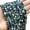 Black White Zebra, variant on HOOUN Natural 4/6/8mm Square Gemstone Loose Spacer Beads for Jewelry DIY Making 15.5''-Tiger Eye-8X8mm