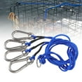 thumbnail image 3 of Crab Trap Hanging Rope, Polyethylene Crab Trap Harness Tear and Wear Proof Stable Loop with 304 Stainless Steel Hook for Sailing, 3 of 7