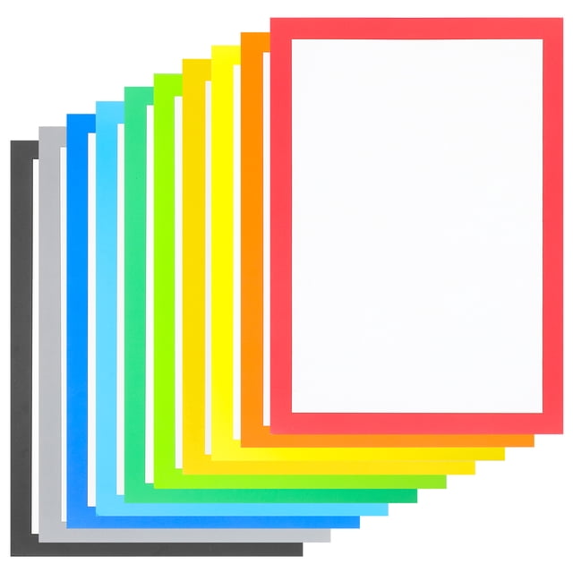 10 hojas de pintura de cartulina decorativa pintura en blanco Las cartulinas espesaron las cartulinas
