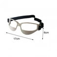thumbnail image 2 of Lunettes de Sécurité de Basketball Bande Élastique Réglable Débutant Cadeaux Durables Gris, 2 of 7