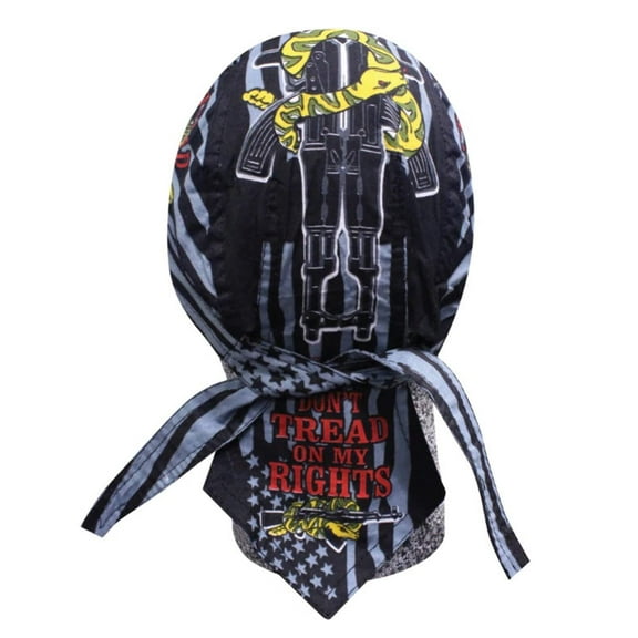 Danbanna Don't Tread on My Rights Headwrap Doo Rag Skull Cap