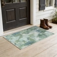 thumbnail image 4 of Weloille Tie-Dye Area Rug 1Pc, Crystal Fluffy Washable Water Absorbent Floor Mat, Non-Slip Grid Silicone Bottom Stain Resistant Carpet, Welcome Doormat for Entryway Patio Porch, 4 of 6