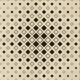 thumbnail image 1 of Ahgly Company Machine Washable Indoor Square Transitional Moccasin Beige Area Rugs, 6' Square, 1 of 7